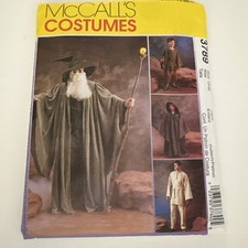 McCall's HALLOWEEN Cosplay COSTUME SEWING PATTERN 3789 KIDS Sz 3-8 Wizard Robe