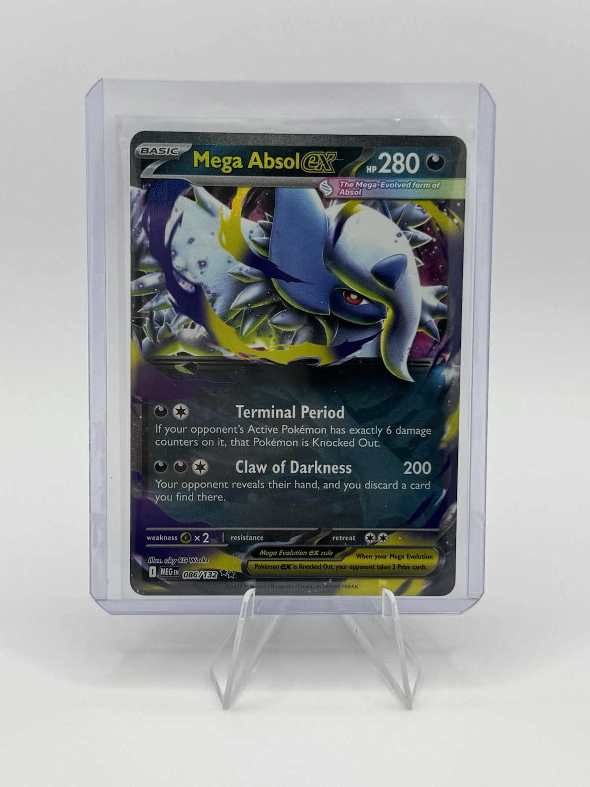 Mega Absol ex Double Rare ME01: Mega Evolution 086/132 NM