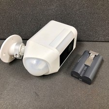 Ring Spotlight Cam Wireless White Outdoor Camera Battery 5AT3S8
