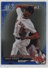 2017 Bowman Chrome Prospects Blue Refractor 144/150 Roniel Raudes #BCP6 13c1