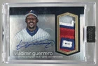 Vladimir Guerrero 2018 Topps Dynasty #AP-VG3 GU Logo Patch Auto 3/10