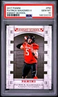 2017 PANINI KNIGHT SCHOOL #PM PATRICK MAHOMES II PSA 10