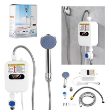 Electric,110V 3500W Plug, Heater US Hot Mini Shower/Sink Instant Water Water for