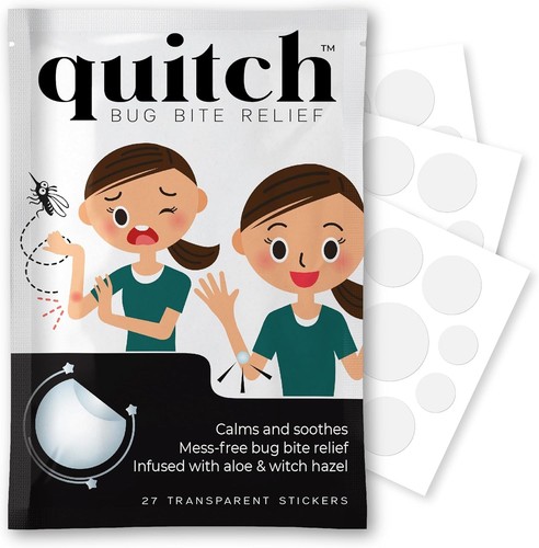 quitch Bug Bite Itch Relief Patch Kids, Summer Travel Essentials 27 Stickers
