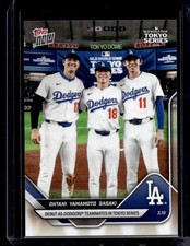 2025 Topps Now - Tokyo Series Shohei Ohtani, Yoshinobu Yamamoto