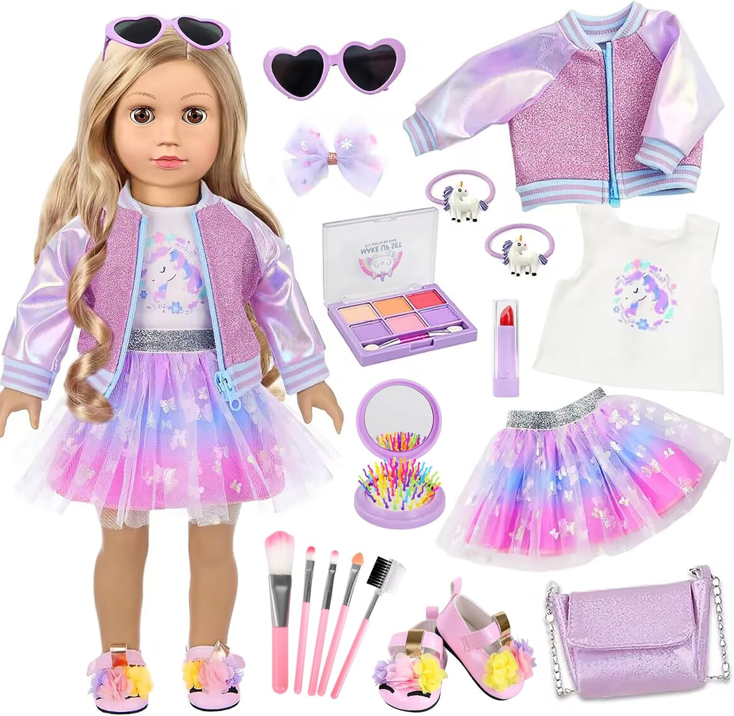 Set Includes 18 Inch Doll C