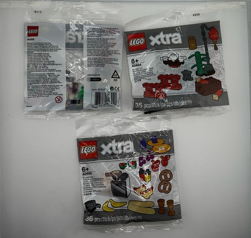 LEGO 40465 40464 40309 Minifig Food Baguette Cherry Watermelon Grape Pretze - Picture 2 of 4