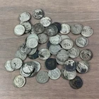 Lot of 50 90% Silver Circulated Roosevelt Dimes $5.00 Face Value