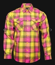 Dixxon Flannel KUSH KUBE 420 FLANNEL.  Men's Medium  - New In Bag With Tags.