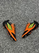 adidas F50 Adizero TRX FG Football Boots UK 10 V23938 Orange Black Retro Boots