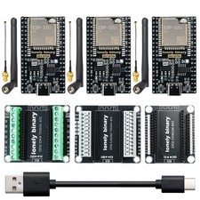 3-Pack ESP32 Gold Edition with External IPEX Antenna WiFi Bluetooth Dual-Core...