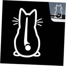 Cat Car Windshield Wiper Sticker, Cute Cartoon Tail Wagging Effect Wiper