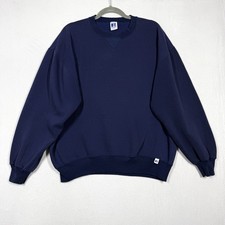 Vintage 90s Russell Athletic Sweatshirt XL Crewneck Made In USA Blank Pullover