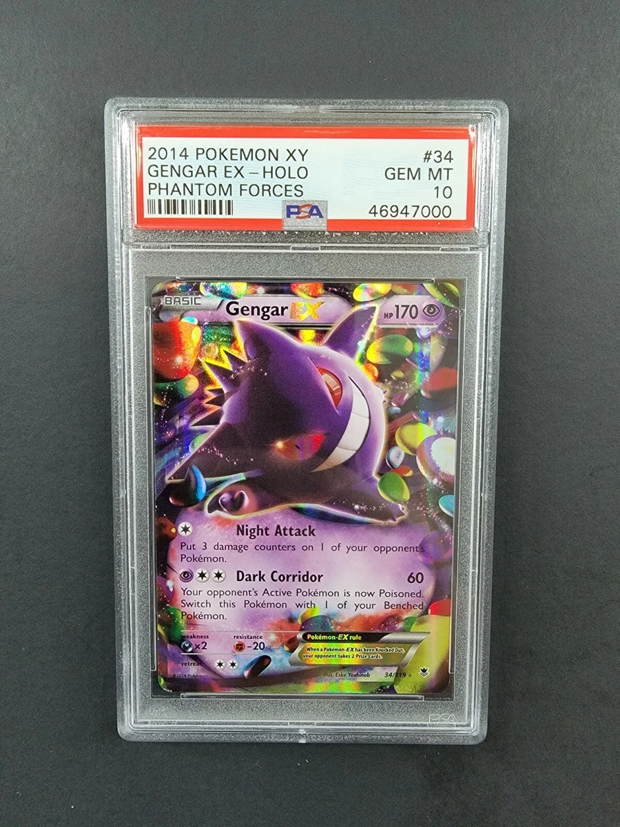  Pokemon - Gengar (34/119) - XY Phantom Forces - Holo