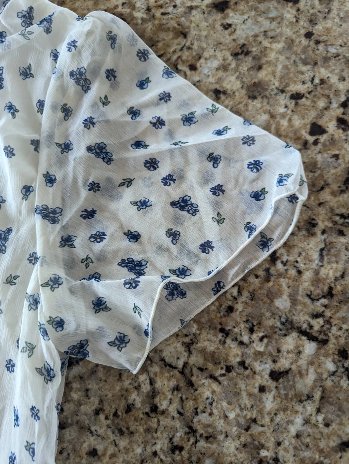 OFF WHITE Abito donna Tiny Creek floreale bianco sporco taglia L