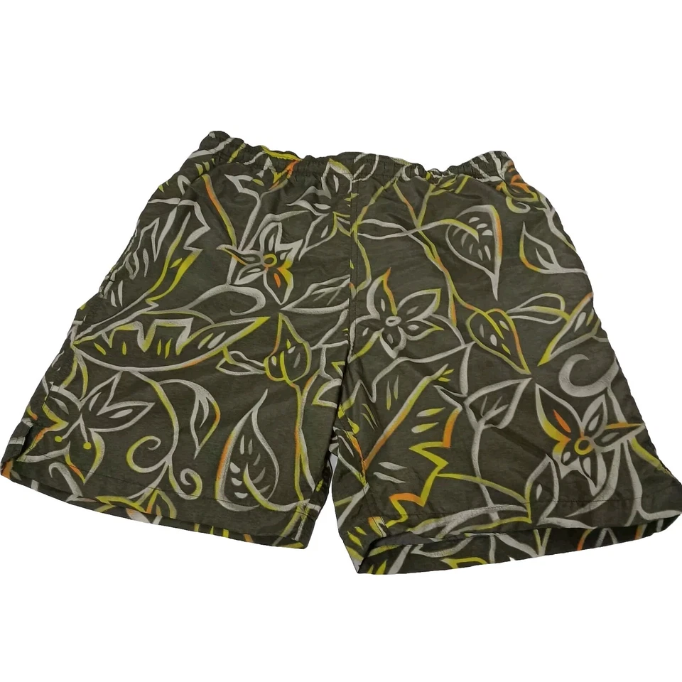 Bañador Hombre M Delfín Tropical Floral Aloha Pantalones Cortos de Natación Elásticos Taiwán Foto 2 de 4