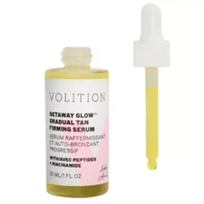 Volition Beauty Getaway Glow Gradual Tan Firming Serum with Peptides Niacinamide