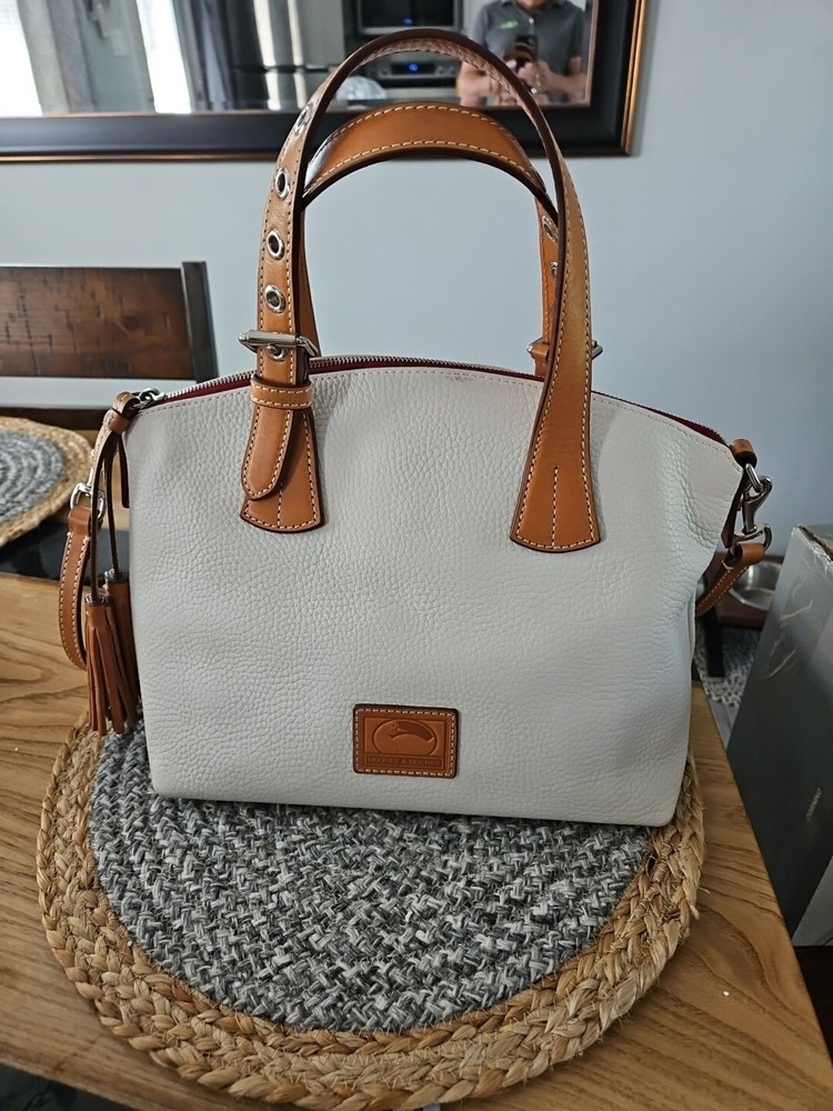 Dooney & Bourke White Leather Crossbody
