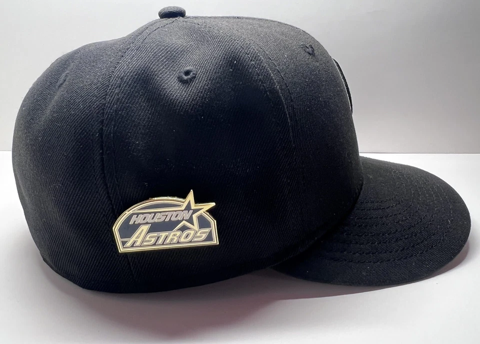 MLB Houston Astros Logo (Gold/Navy Blue/White) Fitted Hat Pin-Two Prongs - Image 2 of 4