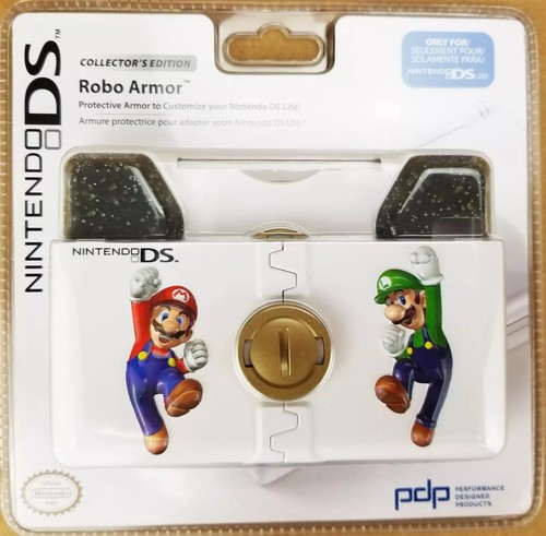 Mario & Luigi Nintendo DS Lite NDSL Robo Armor Protective Hard Case Shell Skin - Picture 2 of 3