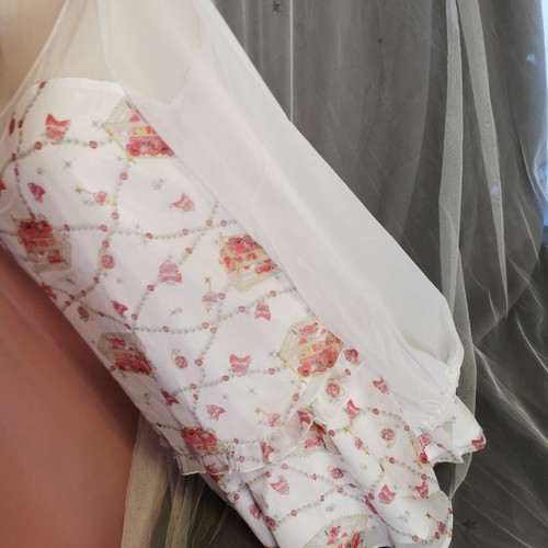 MA*RS Gyaru Top + Skirt New Tags White Jewelry Box Print Blouse Lolita Mars Y2K - Picture 9 of 14