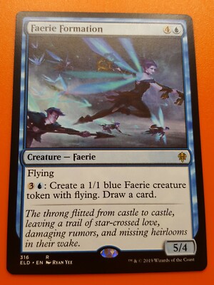 1x FAERIE FORMATION - Eldraine - MTG - Magic the Gathering - NM