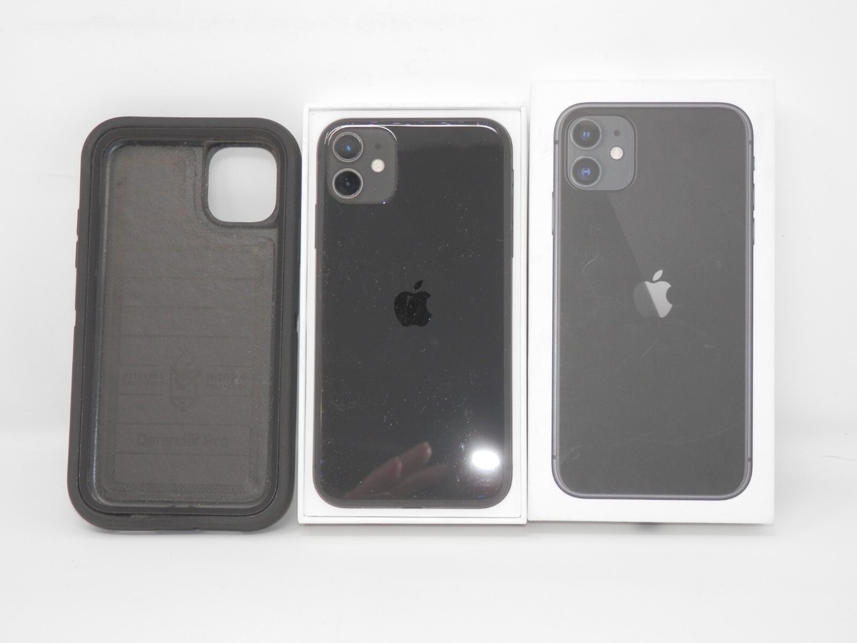 iPhone11 64㎇ Apple iPhone 11 64GB Black LTE Cellular Straight Talk/TracFone