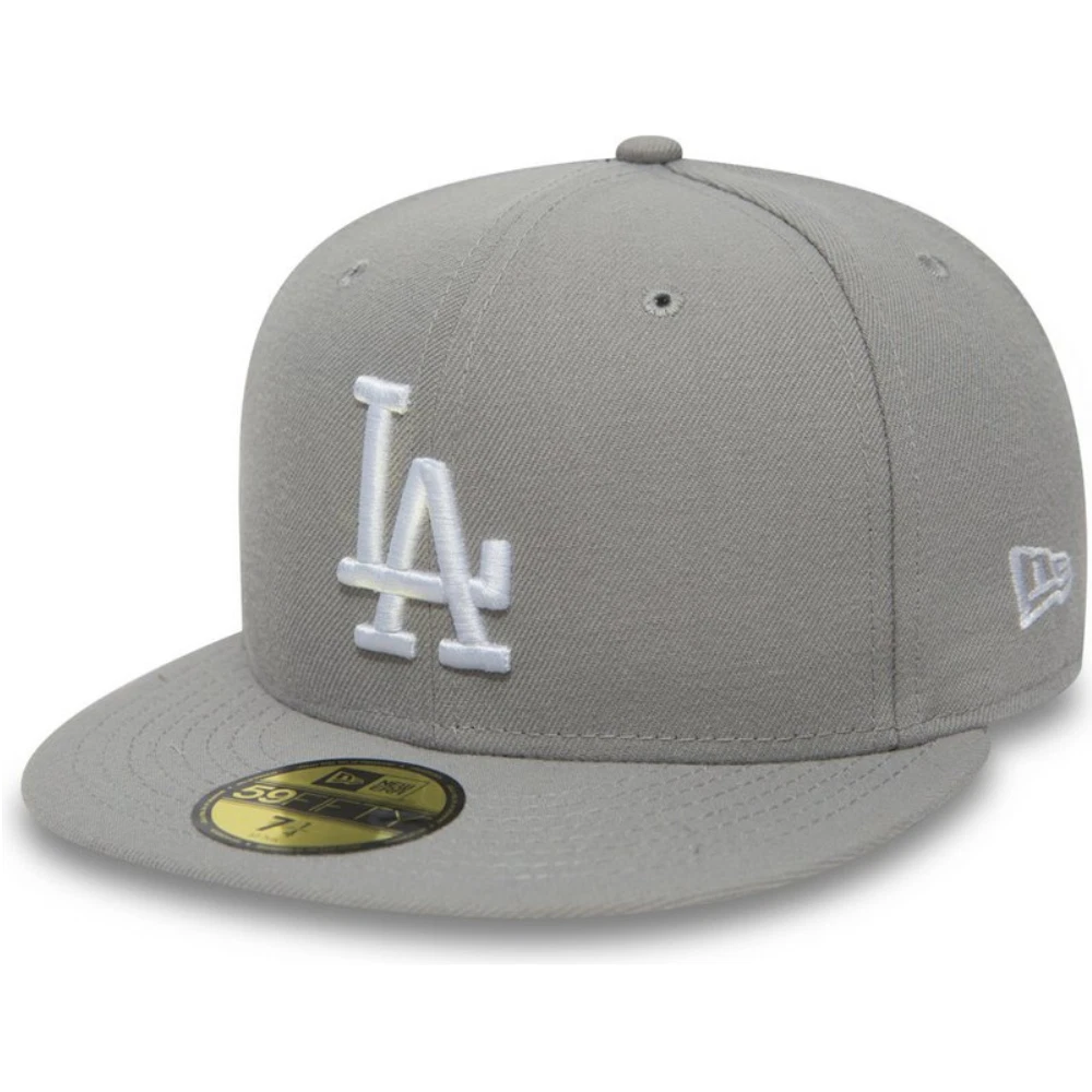 MLB Los Angeles Dodgers LA 59FIFTY Men's Fitted New Era Hat Cap 5950 Gray  Silver