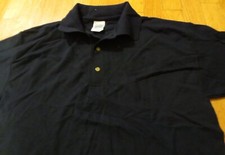 Gildan Activewear Men Golf Shirt M Navy Color 100 Cotton Ultra Cotton