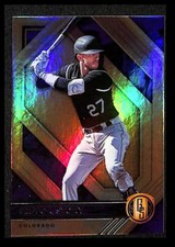 2021 Panini Chronicles Gold Standard Trevor Story Colorado Rockies #9