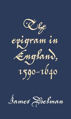 Epigram in England, 1590-1640, Hardcover by Doelman, James, Brand New, Free s...
