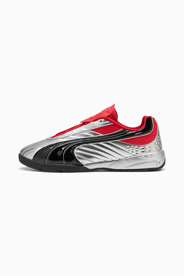Puma V1PER Sneaker in Silber & Rot Schuhe