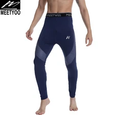 Men Thermal Compression Tight Base Layer Pants Long Leggings Gym Sport Trousers