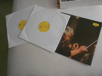 VERDI MESSA DA REQUIEM VON KARAJAN 2 LP DG 2707 065 NO COVER VINYL NEAR MINT