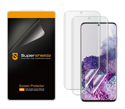 2X Supershieldz Clear Full Cover Screen Protector for Samsung