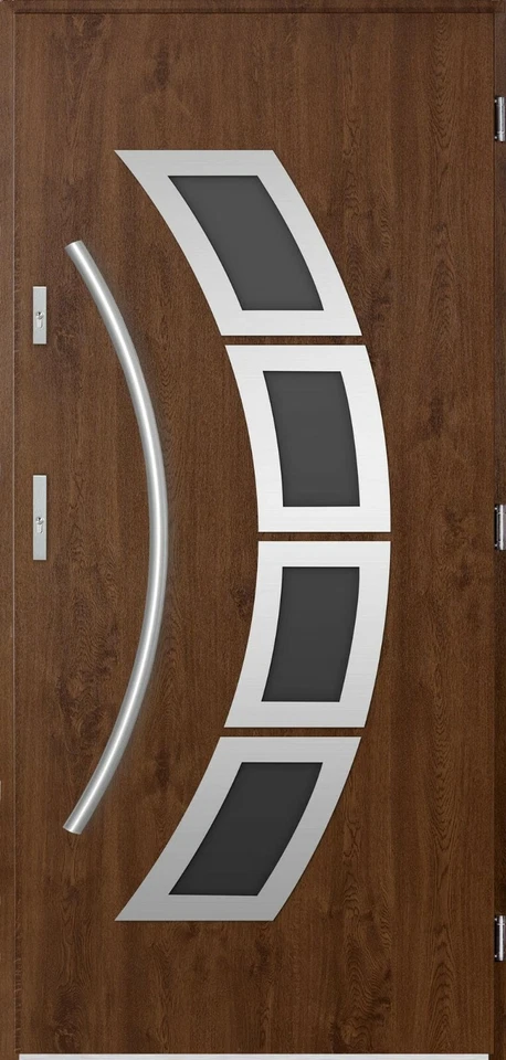Modern Front Entry Door, Choice of Sizes & Colours, Globarro PS TAU1, Metal - Image 2 of 4