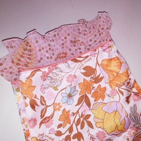 Victoria Secret Pajama Pants Medium Sleepwear Medium Satin Multicolor Ruffle