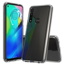 Transparent Clear Shockproof Hard Case Flexible Bumper Cover for Motorola Models