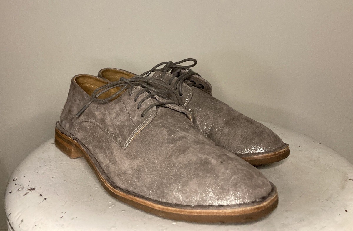 Trask women’s Oxford sz9 Metallic Tan Chukka laced shoes luxury formal neutral Trask Ana Suede Women main image 2