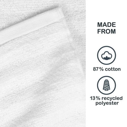Mainstays Cotton Textured 2-Piece Highly Absorbent Bath/ Hand towel Set - Picture 4 of 6