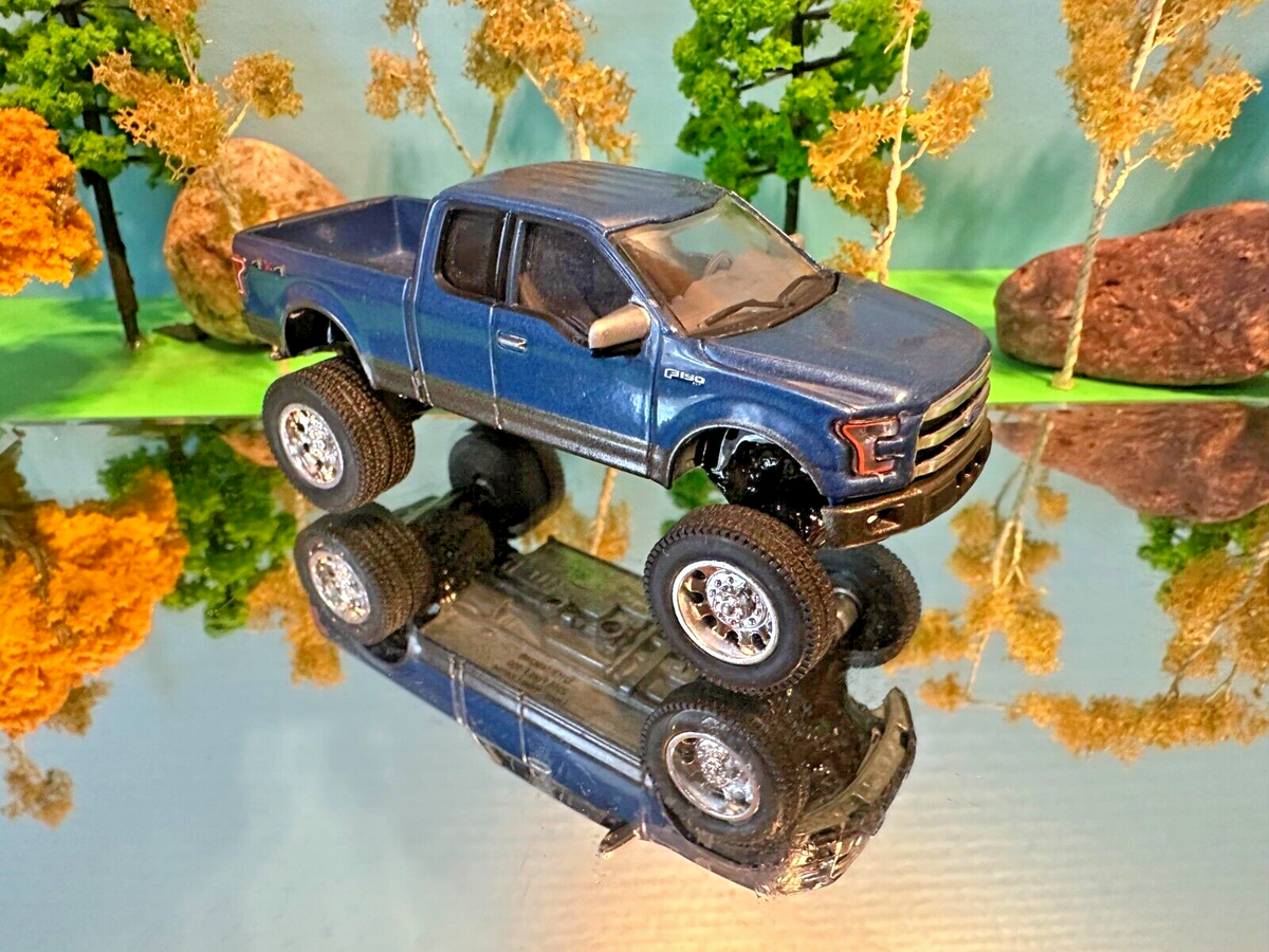1/64 Custom Ford F150 Custom Lifted G5 Lift Kit Extended Cab, Farm
