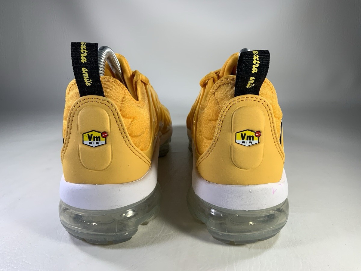 Nike Air Vapormax Plus Go The Extra Smile Yellow White Womens Size