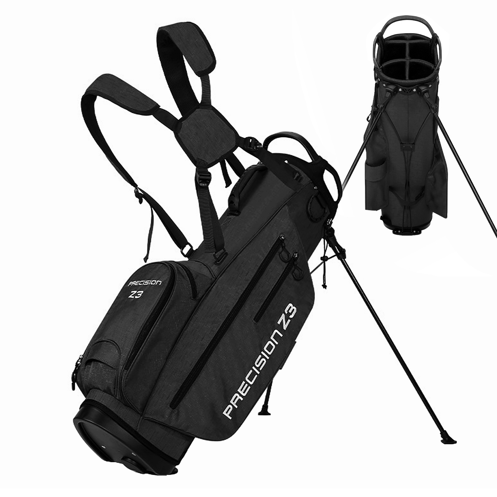 Lightweight 14-Way Golf Stand Bag with Full-Length Dividers & Stand System