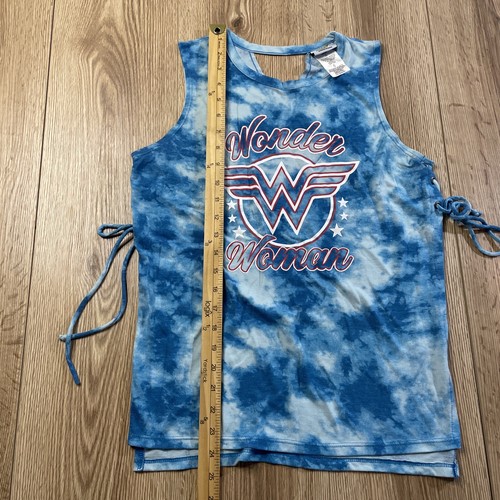 DC Comics Wonder Woman Logo Tank Top Shirt Women's Juniors Size M - 第 3/5 張圖片