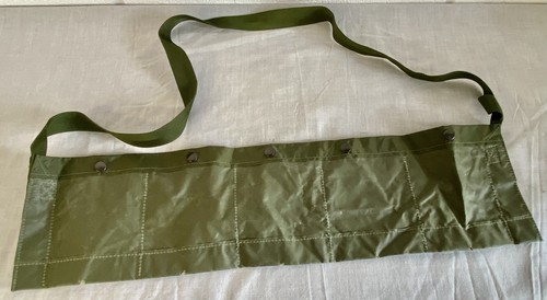 British Military Issue Empty Ammunition Bandolier Five Pocket Carrying Pouch 