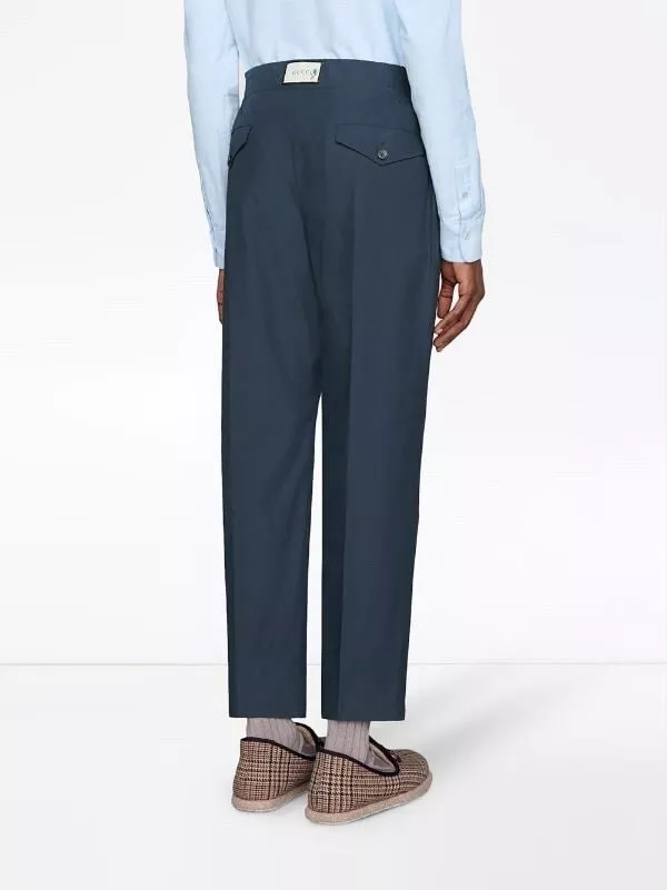 Neuf avec étiquettes pantalon patch floral logo conique fin Gucci 46 EU/30US 950,