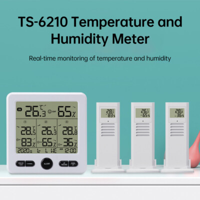 Multi-Function Electronic LED Digital Thermo-Hygrometer w/Backlight -50~+70  NEW