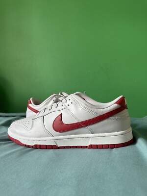 (READ Description) Nike Dunk Low Vast Grey Varsity Red Size 11 FJ0832-011 2023