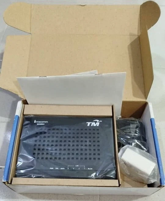 Innacomm W3400V 4-port ADSL 2+ Wireless Router - In Box - Image 2 of 2