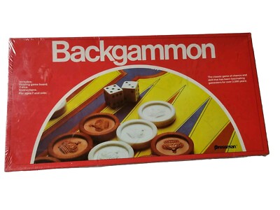 VTG 1979 BACKGAMMEN Board Game by Pressman, 2 Players Ages 7+, Sealed New 